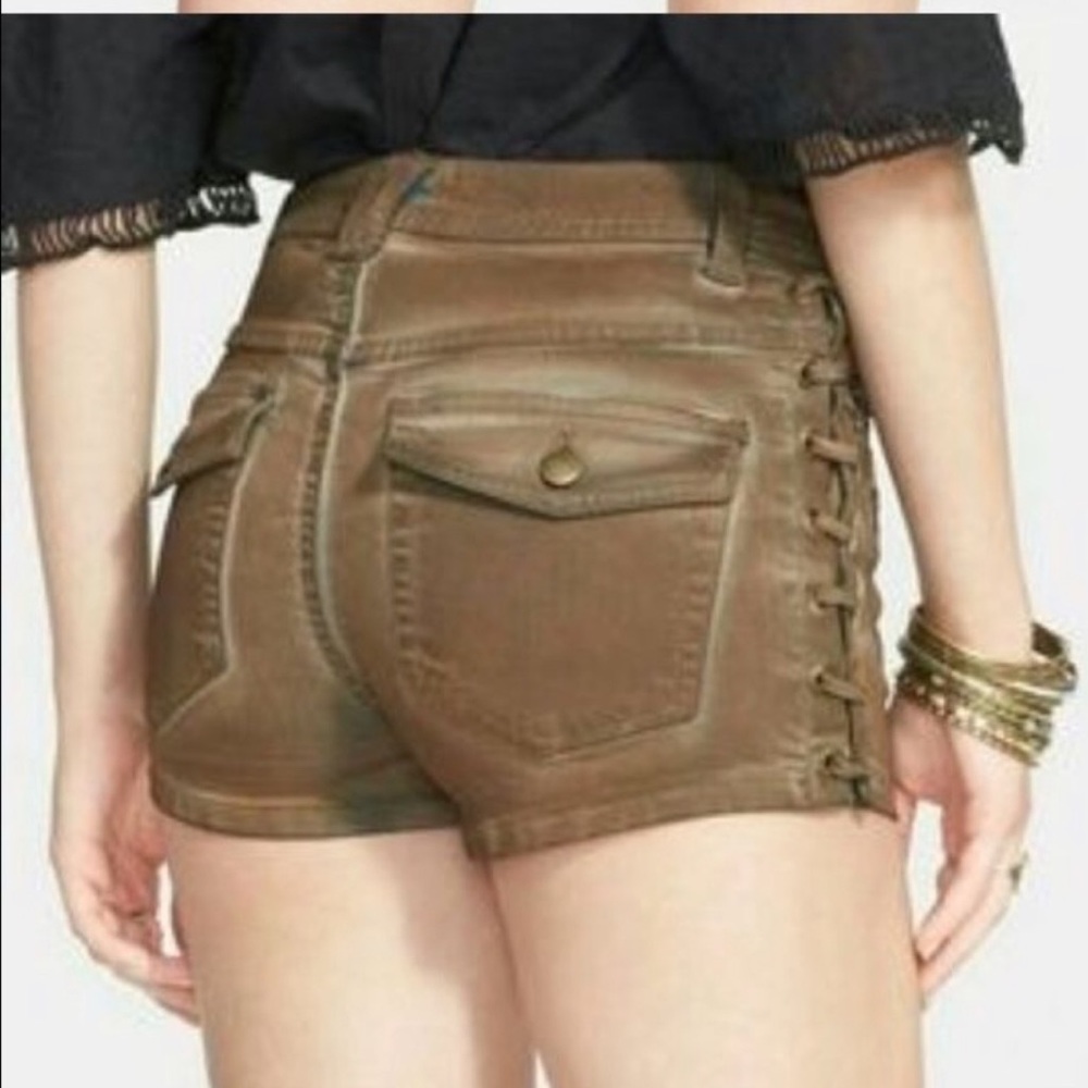 Free People Boho shorts ( lace-up sides) !!